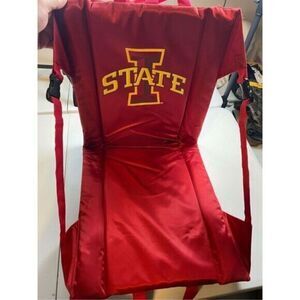 NWT Iowa State Red Stadium Seat Chair Graphic Logo Cyclones